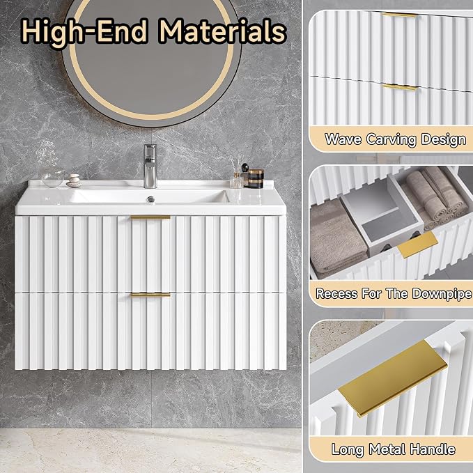 ONBRILL 30 Inch Bathroom Vanity - Image 4