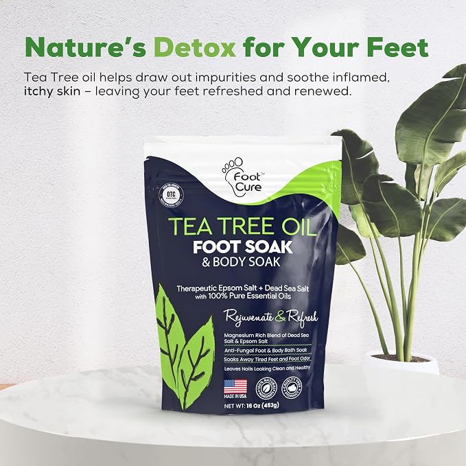 Tea Tree Oil Foot Soak with Epsom Salt - Image 8