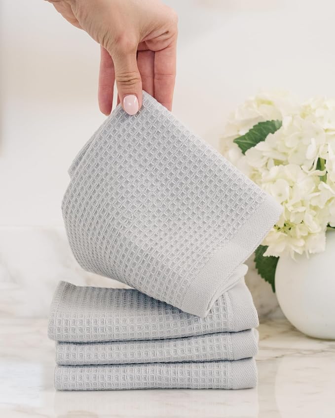 Cozy Earth Waffle Washcloths - Image 2