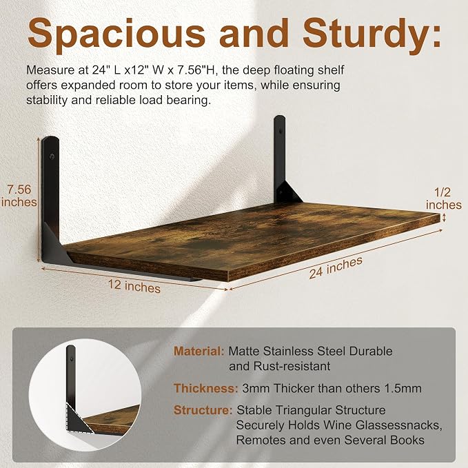 Fun Memories Deep Floating Shelves - Image 3