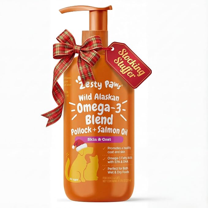 Zesty Paws Wild Alaskan Omega-3 Blend Pollock + Salmon Oil by ZestyPaws