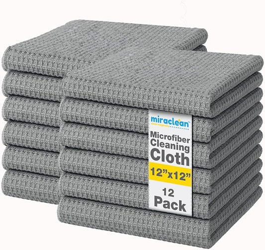Waffle Weave Microfiber Cloths by MIRACLEAN