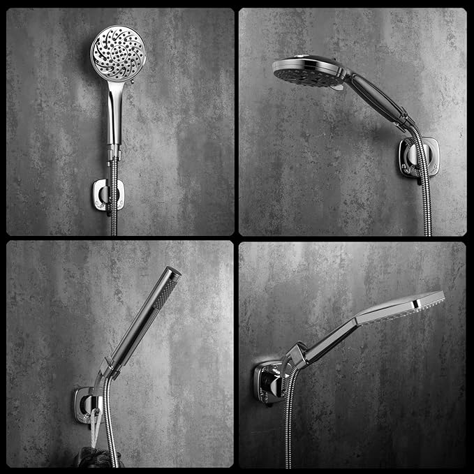 Suction Cup Handheld Shower Head Holder - Image 6