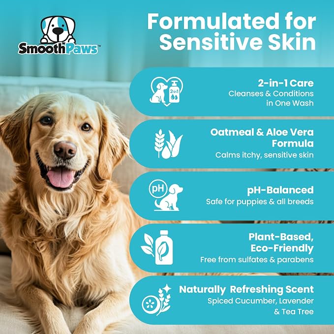 2-in-1 Natural Dog Shampoo & Conditioner – pH-Balanced - Image 3