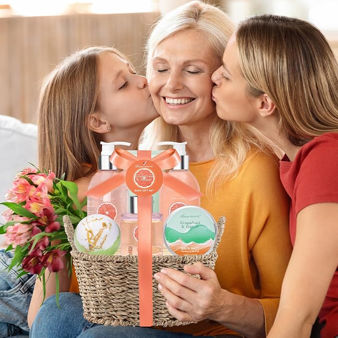 Gift Baskets for Women-7pc Bath Gift Set or Women, Relaxing And Uplifting Spa - Image 4