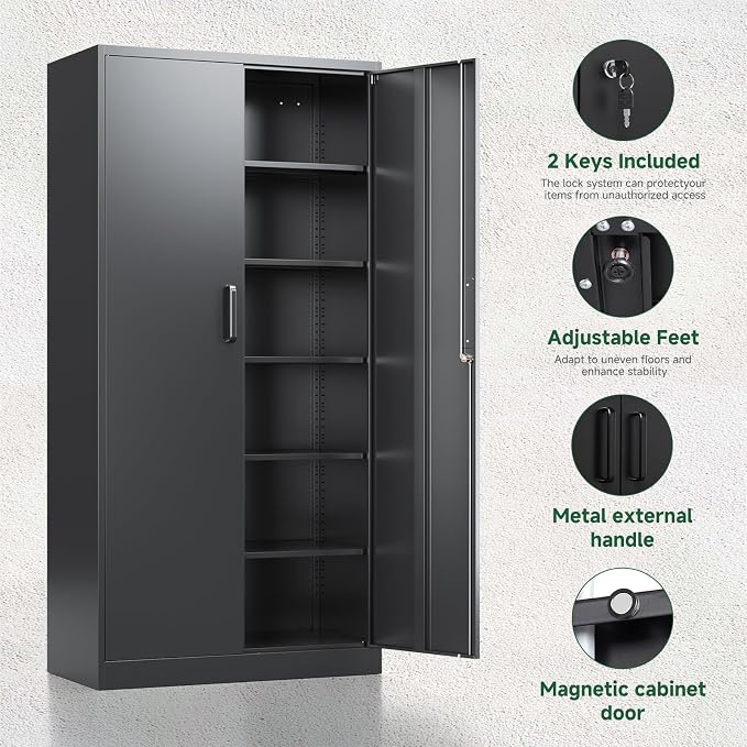 Letaya Metal Garage Storage Cabinets - Image 5