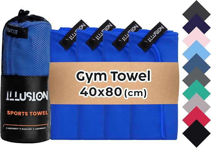 illusion Small Microfiber Gym Towels by Unknown