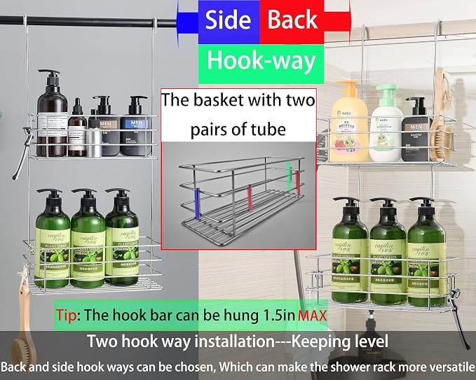 Hanging Shower Rack Shower Caddy - Image 5
