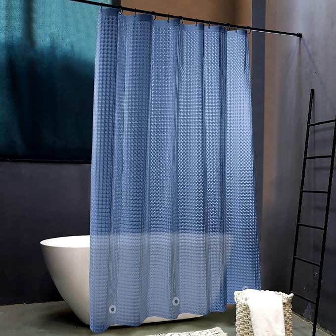 NTBAY EVA Semi-Transparent Clear Shower Curtain by NTBAY