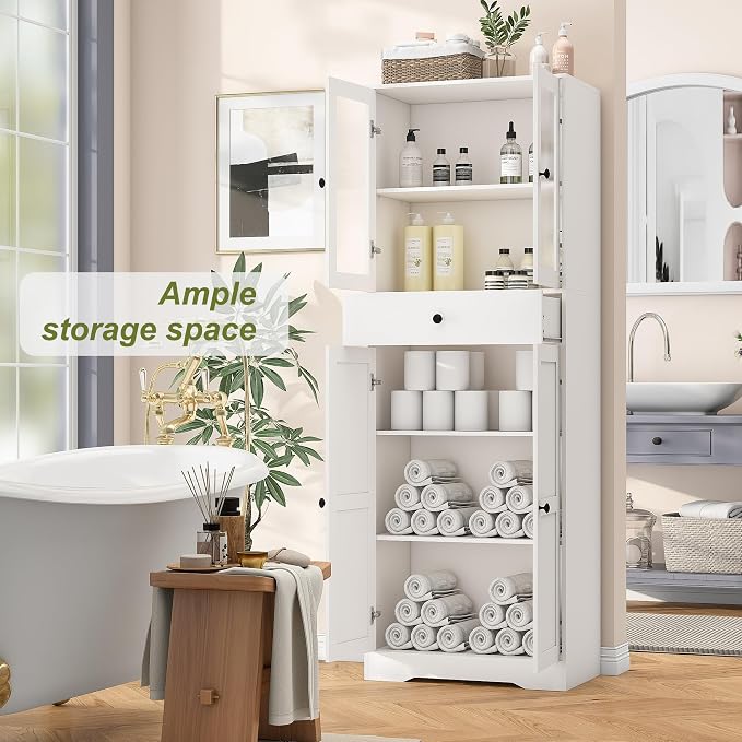 Tall Bathroom Storage Cabinet - Image 3