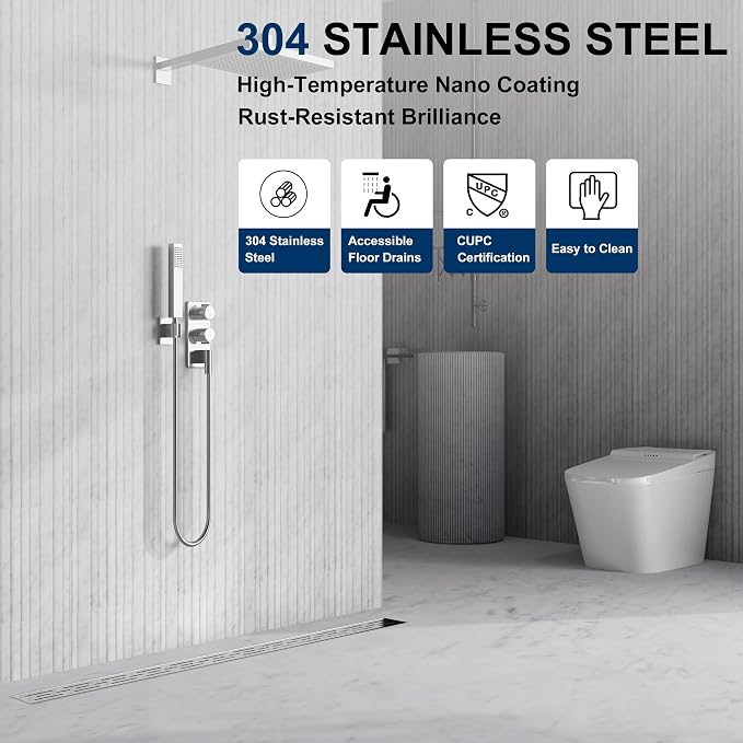 Neodrain 28 Inch Rectangular Linear Shower Drain - Image 3