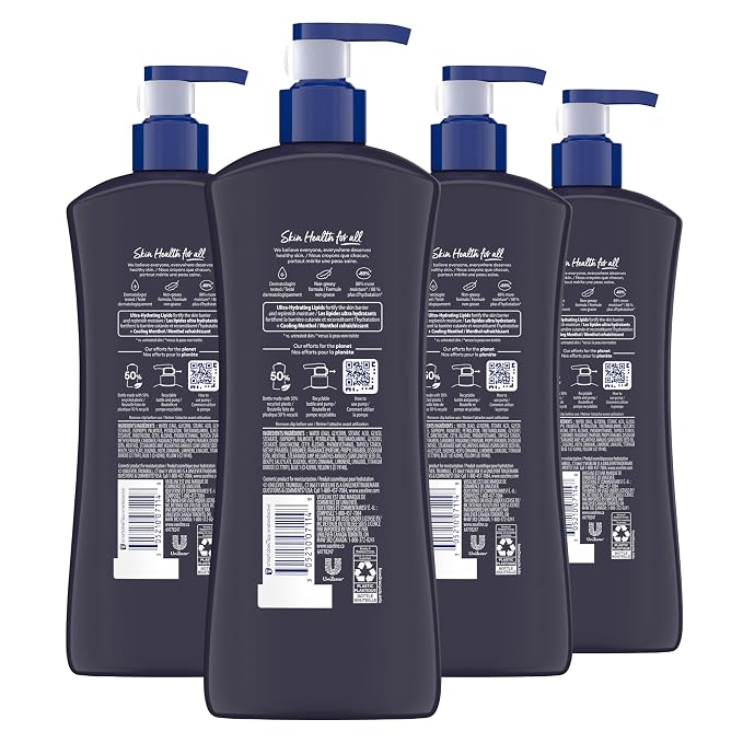 Vaseline Men Cooling Hydration 3-in-1 4 Pack - Image 2