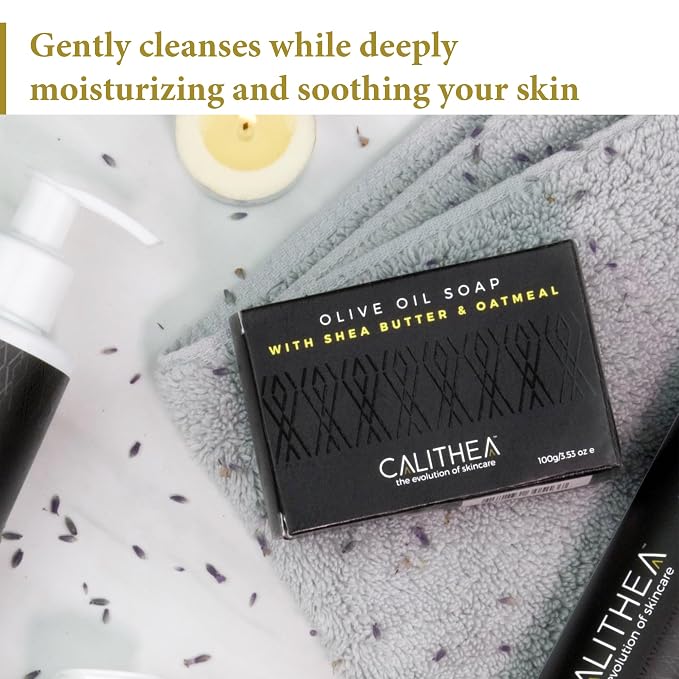 Calithea 3 Pack Soap Bars: Olive Oil Soap - Image 5