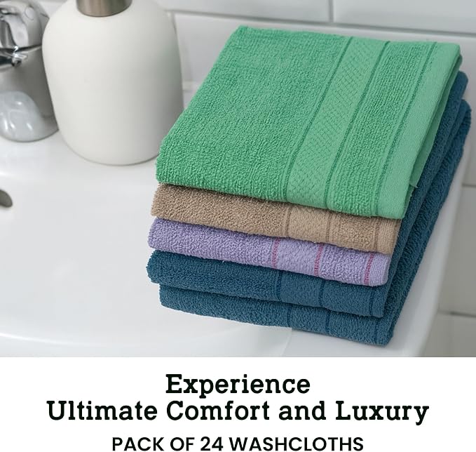 Casa Lino Face Towels & Body Wash Cloths - Image 2