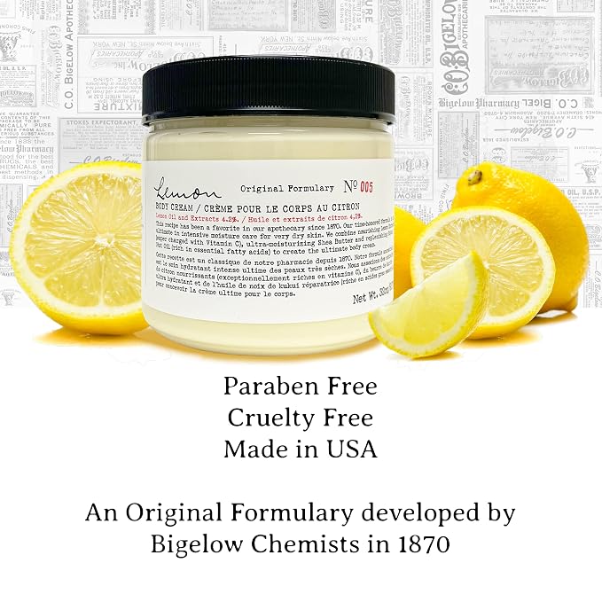 C.O. Bigelow Lemon Body Cream, Lotion - Image 4