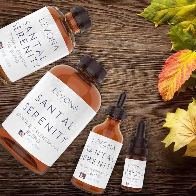Levona Scent Santal Serenity Essential Oil: Notes of Sandalwood, Papyrus & Amber - Image 6