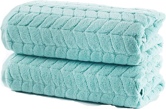 BAGNO MILANO Turkish Bath Towels, Soft Plush Jacquard Luxury Bath Towels by BagnoMilanoLuxurySoftness