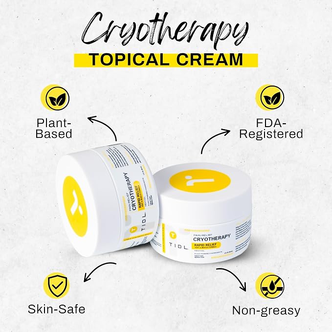 TIDL Cryotherapy Pain Relief Cream, Targeted Neck Pain, Joint & Muscle Pain - Image 3