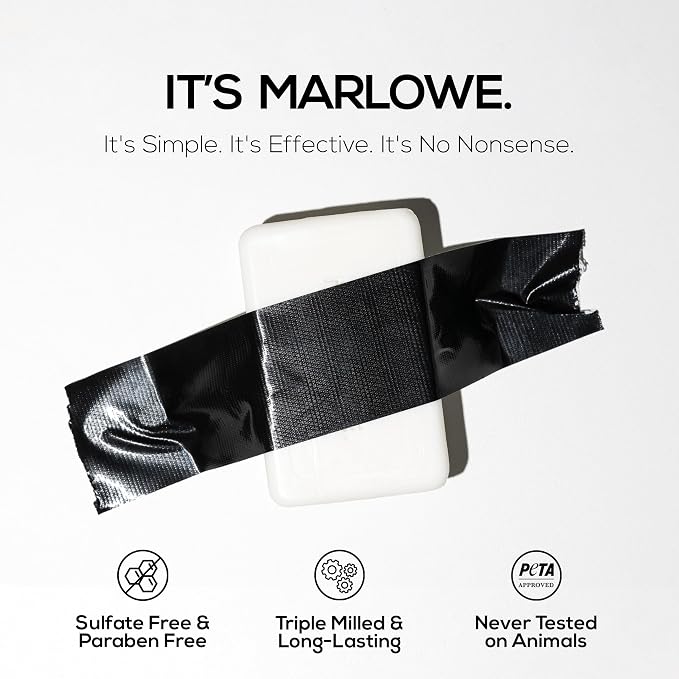 MARLOWE. No. 105 Bar Soap for Men 7 oz Moisturizing Body Soap, Nourishing & - Image 4