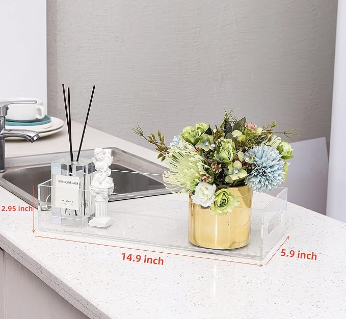 IEEK Toilet Paper Basket, Acrylic Toilet Paper Holder - Image 5