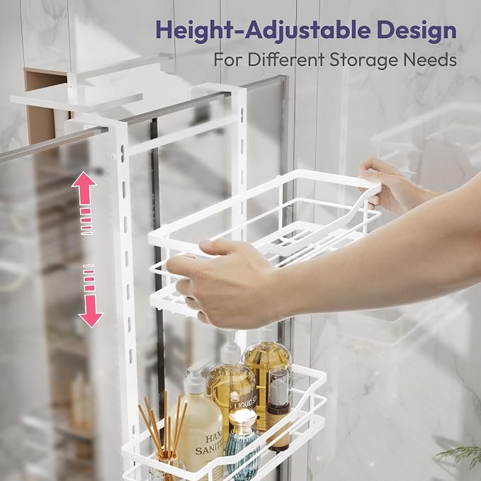 SWTYMIKI Over the Door Shower Caddy - Image 3