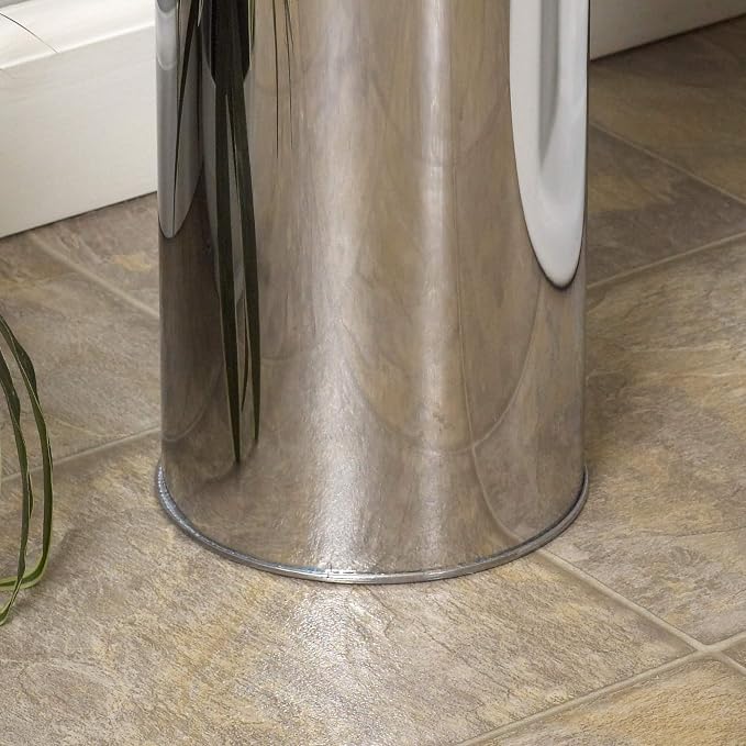 Zenna Home Toilet Paper Holder Stand, Enclosed Toilet Paper Storage Holds 3 TP - Image 4