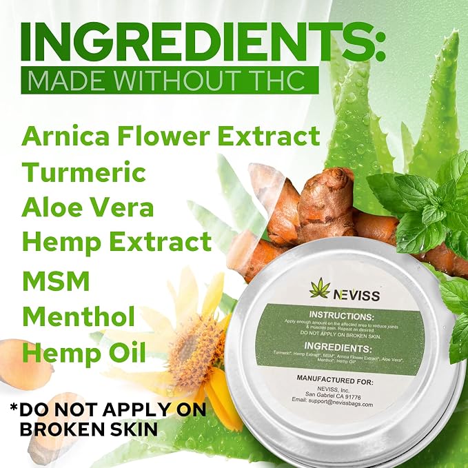 NEVISS Organic Hémp Balm 10000 MG - Image 2