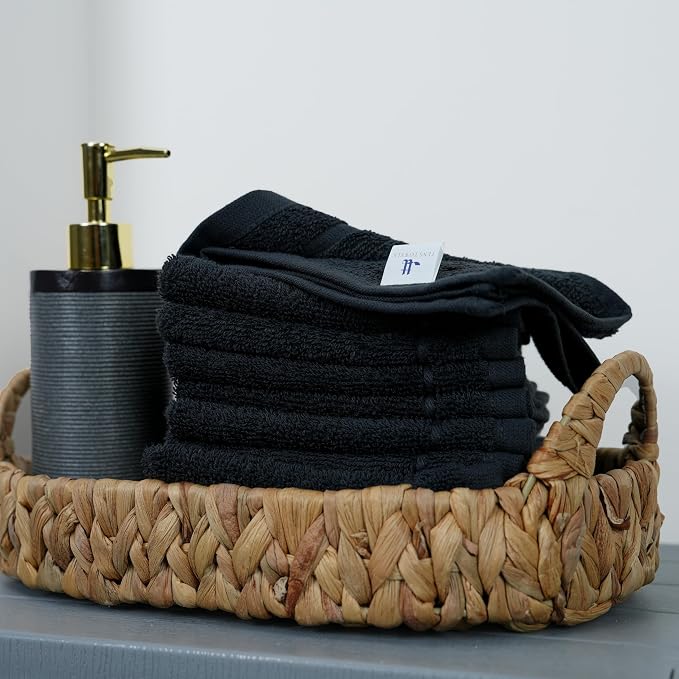 Tens Towels Pack of 60 Washcloths, 12 x 12 Inches, Lighter Weight, Quick to Dry - Image 2