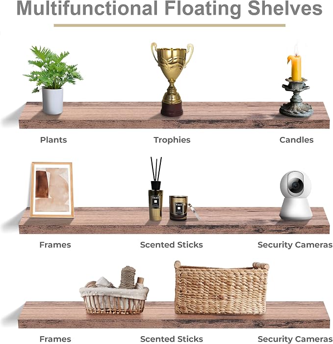 Sorbus Floating Shelves for Wall - Image 6
