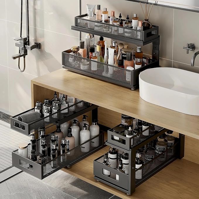 2 Pack 21.3IN-Depth Under Sink Organizer - Image 7