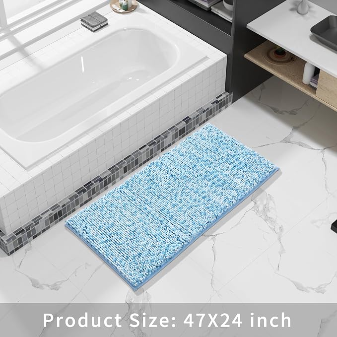 Yimobra Luxury Bathroom Rugs, Extra Soft Chenille Mats - Image 5