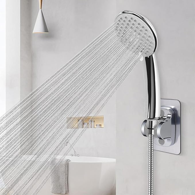 NearMoon Self Adhesive Shower Head Holder-Adjustable Handheld Shower Holder NO - Image 7