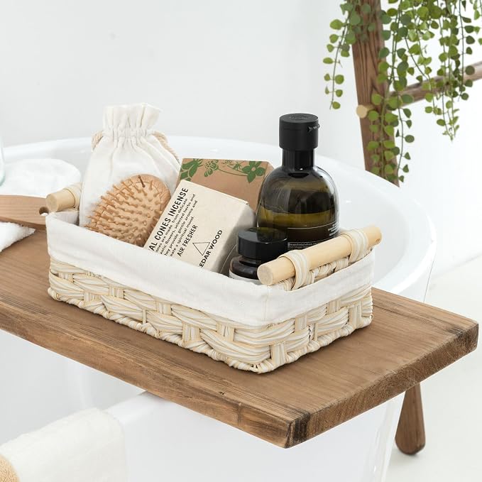 GRANNY SAYS Gray Wicker Baskets, Decorative Baskets - Image 3