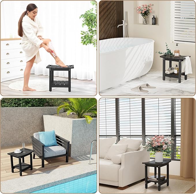 HIPS Shower Benches for Inside Shower, Shower Stool - Image 6