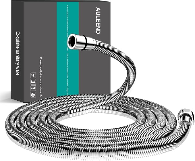 AULEEND，118 inch，encrypted shower hose 304 stainless steel metal by AULEEND