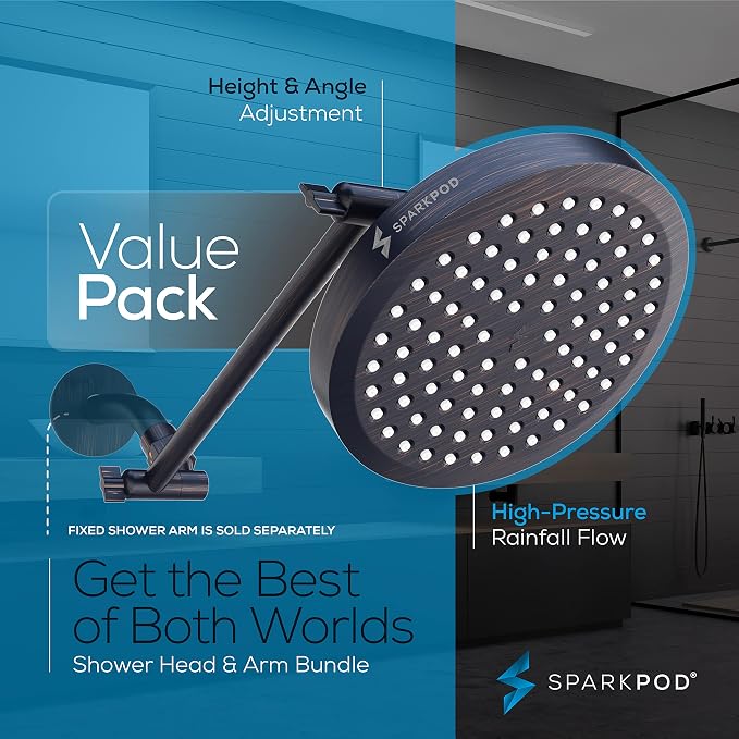 SparkPod Round Rain Shower Head - Image 3