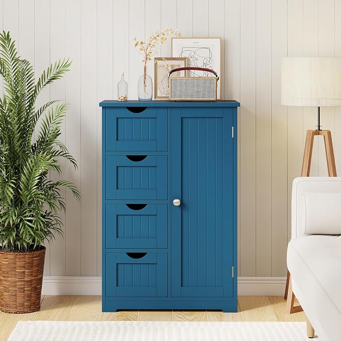 Giantex Bathroom Cabinet, Freestanding Storage Cabinet - Image 8