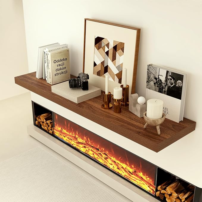 Heimlove 24 x 12 Inch Deep Floating Shelves Wall Mounted - Image 7