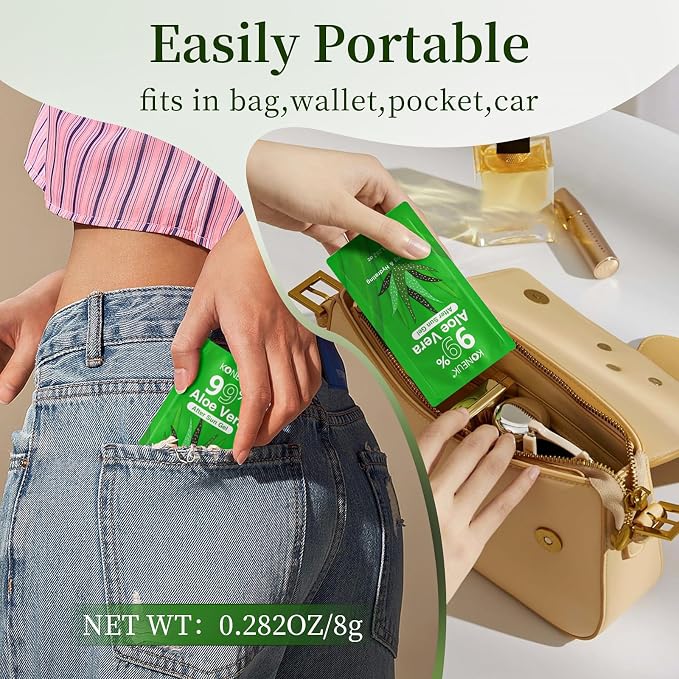 100 Pack Bulk Aloe Vera Gel, 99% Pure Aloe Vera Gel - Image 6