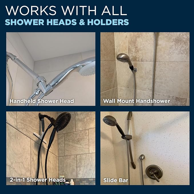 HammerHead Showers® Solid Metal 9 ft Shower Hose - Image 3
