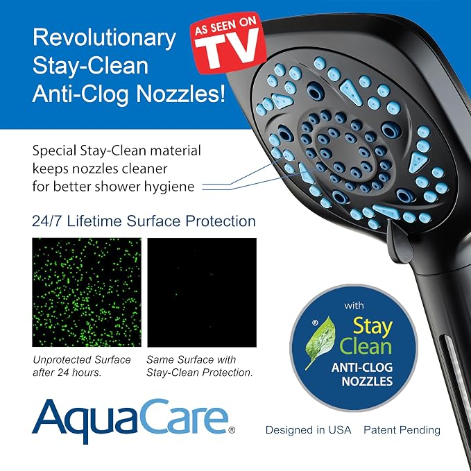 AquaCare High Pressure 10 Spray Mode Filtered Showerhead - Image 8