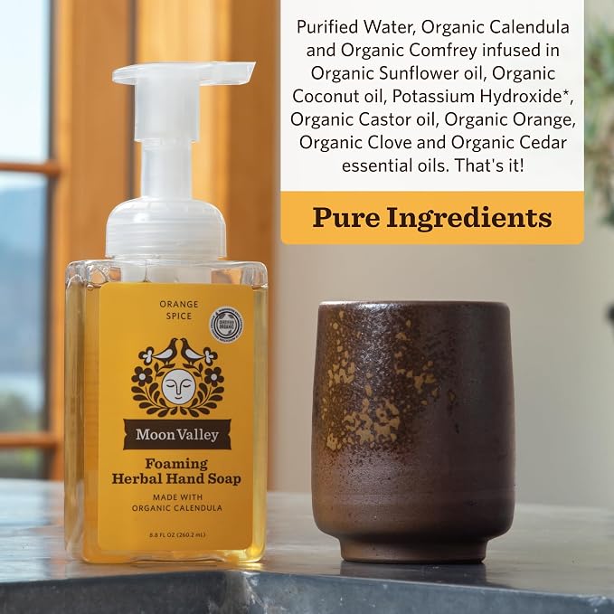 Moon Valley Herbal Foaming Hand Soap, Recyclable Bottle - Image 3