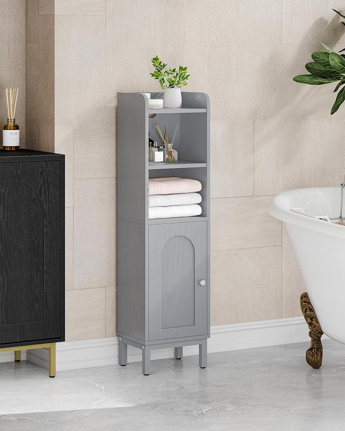 Bathroom Storage Cabinet, Small Corner Floor Cabinet - Image 3