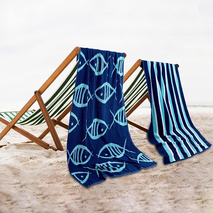 CASA COPENHAGEN Miami Bath Sheets Designed in Denmark Rough and Tough, Quick Dry by CASACOPENHAGEN