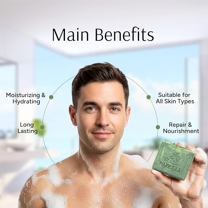 Marbela Cosmetics Fresh Forest Handmade Soap Bar - Image 4