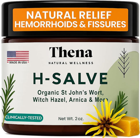 Intense Hemorrhoid Treatment 100% Natural Hemorrhoid Cream & Fissure Ointment by ThenaNaturalWellness