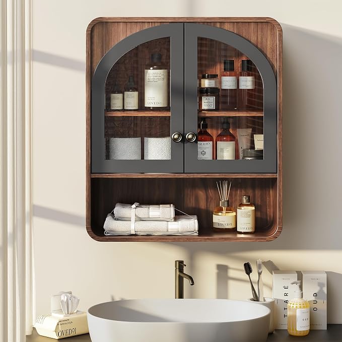 Bathroom Wall Cabinet, Medicine Cabinet Bathroom Cabinet Wall Mount - Image 5