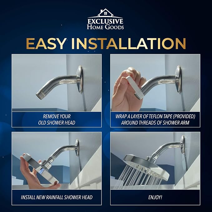 Luxury Rainfall Shower Head - Image 6