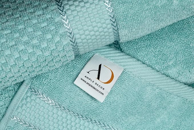Ample Decor 100% Cotton Washcloths Set of 20 12 X 12 Inch - Image 6