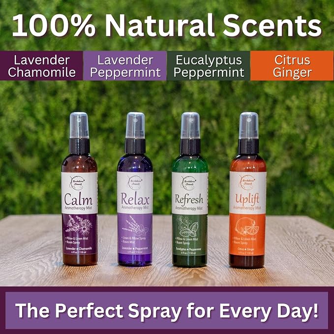 Aromatherapy Mist – Linen, Room & Pillow Spray, Eucalyptus, Peppermint & Citrus - Image 3